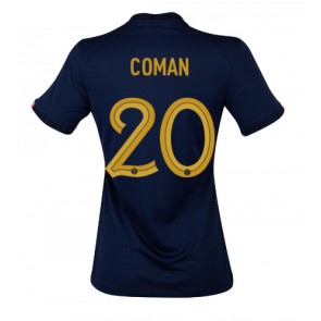 Lacne Ženy Futbalové dres Francúzsko Kingsley Coman #20 MS 2022 Krátky Rukáv - Domáci